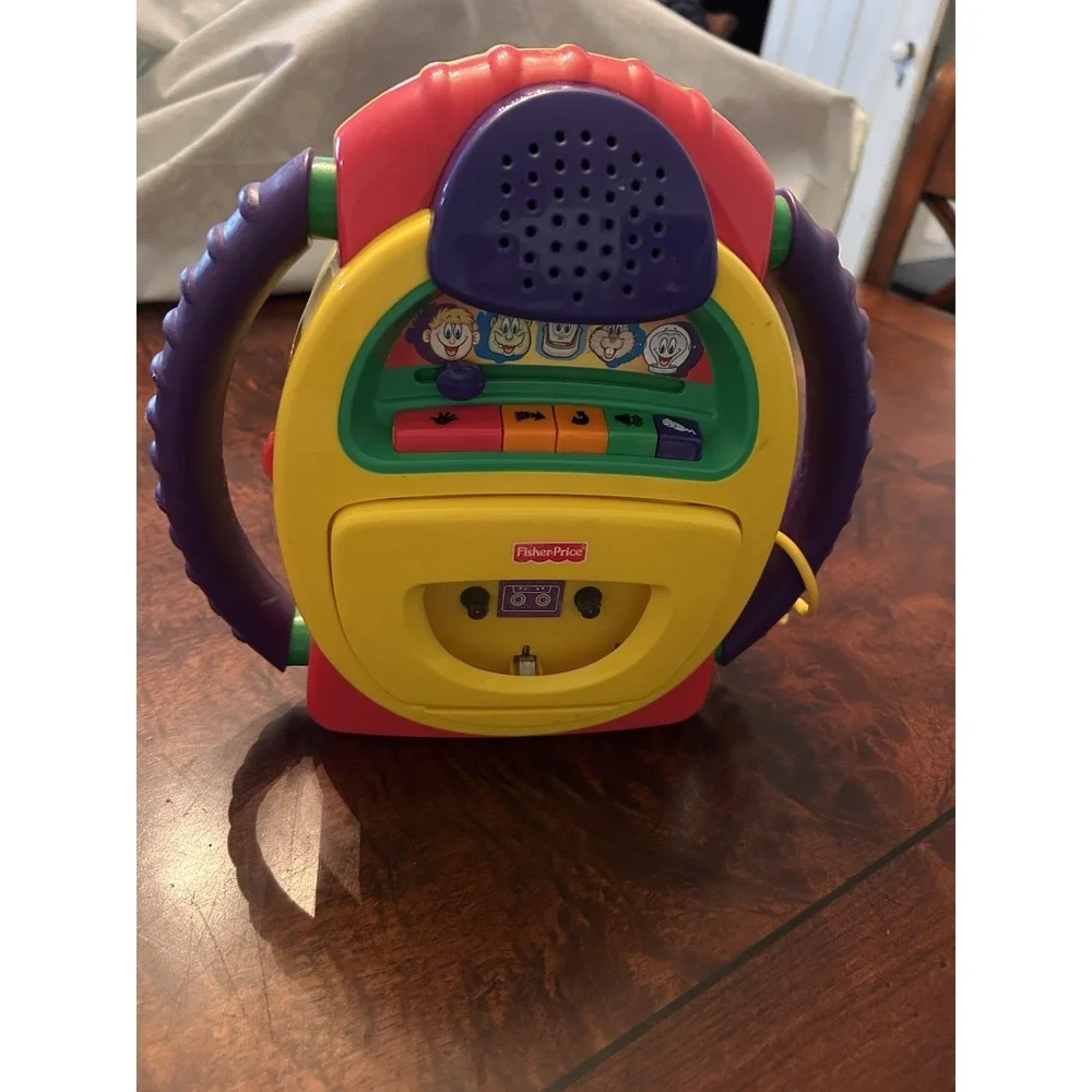 Fisher-Price Tuff Stuff Cassette Recorder Voice Tape Player 2002 Untested